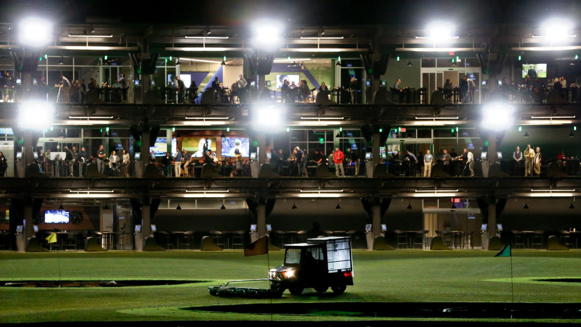 Triple-decker Topgolf center nears opening